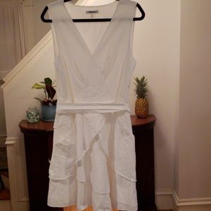 DKNYC white dress